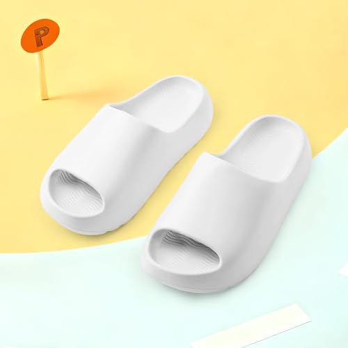 Image of Kids Cloud Slides for Boys & Girls, Super Soft & Comfy Beach Pool Slippers, Non-Slip Waterproof Shower Sandals for Toddlers & Kids