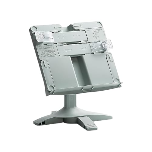 Atril para leer, soporte para libros, altura ajustable y giratorio, portátil, para estudio, cocina, portátil, Biblia, aprendizaje