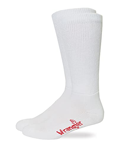 Wrangler Mens Ultra Dri Non-Binding Seamless Toe Mid Calf Boot Socks 3 Pair2