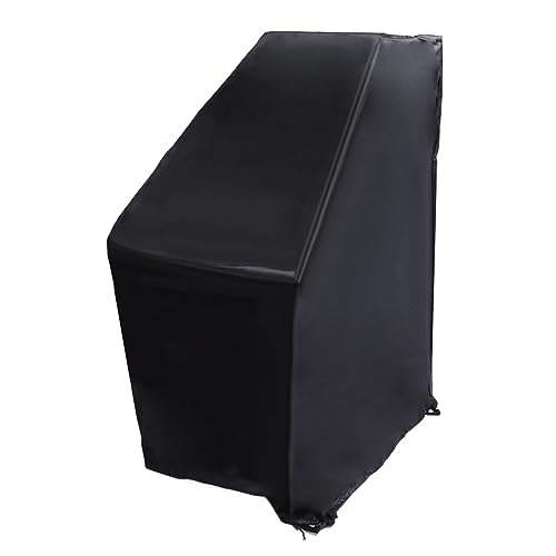 Okuyonic Outdoor Chair Cover, Black Buckle Waterproof Patio Chair Cover for Lawn