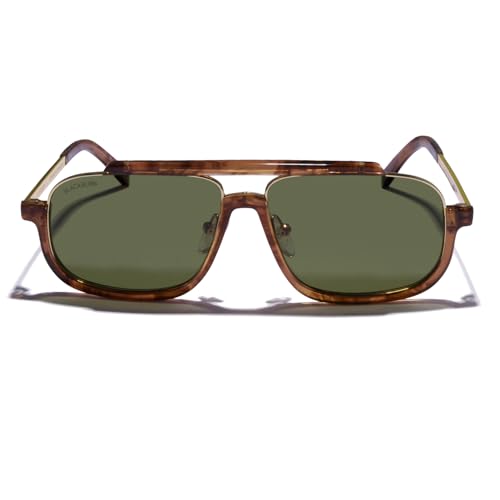 Image of Blackburn Polarized Aviator Sunglasses for Men & Women 2026 - Handmade Japanese Designer Frame, UV400 Protection