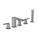 Newport Brass 3-8307/26 Newport 365 Prezlee Bath Bathtub Faucet with Hand Shower, Polished Chrome