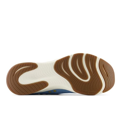 New Balance Women's DynaSoft Nergize Slip On Cross Trainer, Light Chrome Blue/Ginger Lemon, 5 Wide