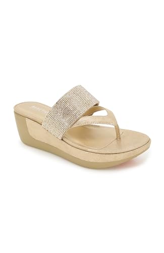 Kenneth Cole REACTION Women's Pepea Cross Jewel Wedge Sandal