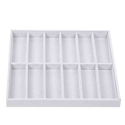 Boîte de rangement de lunettes à 12 grilles Ejoyous