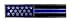 Police Officer USA US American Flag Unifom Medal Pin Bar Blue