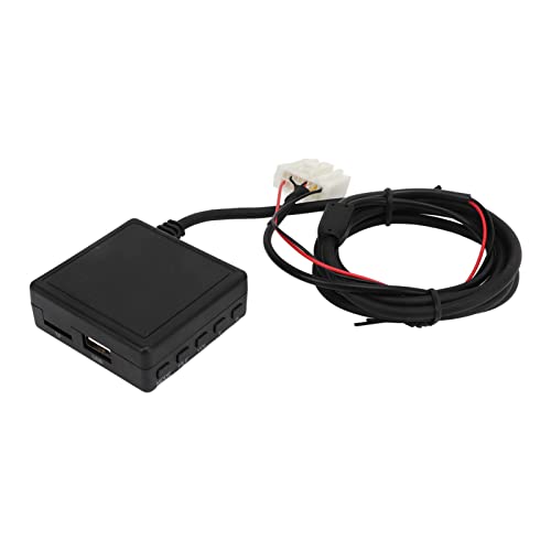 Yctze Adaptador para Automóvil 3 y 6, Entrada Portátil con Llamadas Manos Libres, Tecnología de Reducción de Ruido, 5.0 y Compatible con Tarjeta T/Disco U - Reemplazo Ideal Modelos 2006+