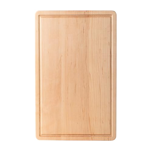 Tabla de cortar rectangular de arce duro Vandroop 40.64x25.4x2.79 cm miniatura 1