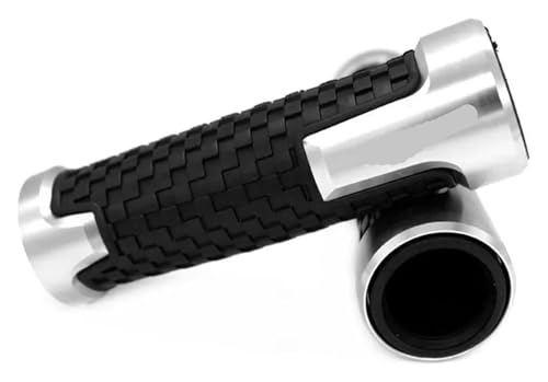 para Shadow VT 400 600 750 1100 VT400 VT600 13 Accesorios para Motocicletas Empuñaduras De Manillar CNC De 7/8'' 22MM Empuñadura De Manillar Extremo De Manillar Barra(Plata)
