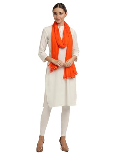 Image of Morrio Chiffon Solid Dupatta For Women