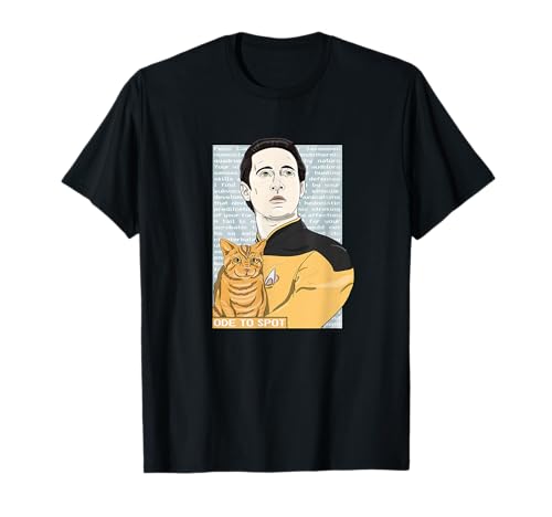 Star Trek: The Next Generation Data Ode To Spot Portrait T-Shirt