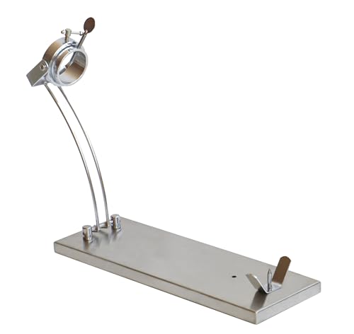 CUPERINOX Jamonero Profesional | Jamonero Giratorio Inoxidable | Jamonero Plegable | Tabla Cortar Jamon | Jamonera | Soporte Jamon