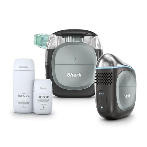 Shark FacialPro Glow at-Home Hydro-Powered Facial System with DePuffi Hot & Cold Therapy Professional Spa Skincare Device for Pore Cleansing Hydration & Radiant Glow Black FH320BK