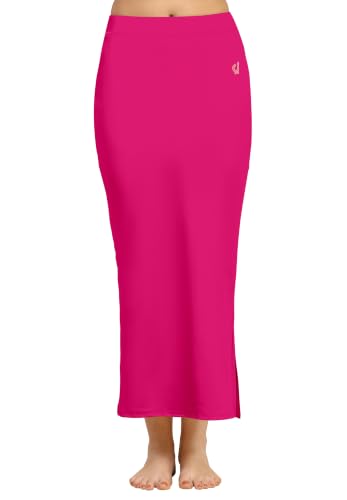 Image of TRENDMALLS Women's Polyester Spandex Stretchable Straight Saree Shapewear Petticoat for Women, Cotton Blended, Skirts for Women, Saree Shaper