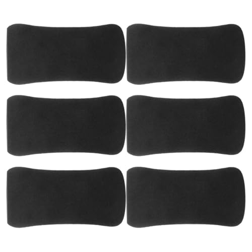 Homoyoyo 6 piezas de rodillos de espuma para pies reemplazo para equipo de ejercicio de gimnasio acolchonamiento para tubo de máquina de pierna 70x70x130mm para fitness en casa y banco de pesas miniatura 1