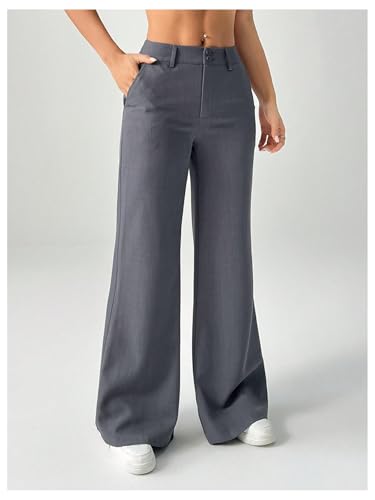 SHENHE Women's Flare Dress Pants Low Rise Business Casual Office Bootcut Pants Slacks Trousers2