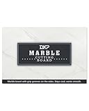 Large 16x24 Inch White Marble Pastry Slab | Heavy-Duty Marble Cutting Board, Inclined Angle Design - Convenient for Grasping Ideal for Cool Dough Handling, Chocolate Tempering, and Baking