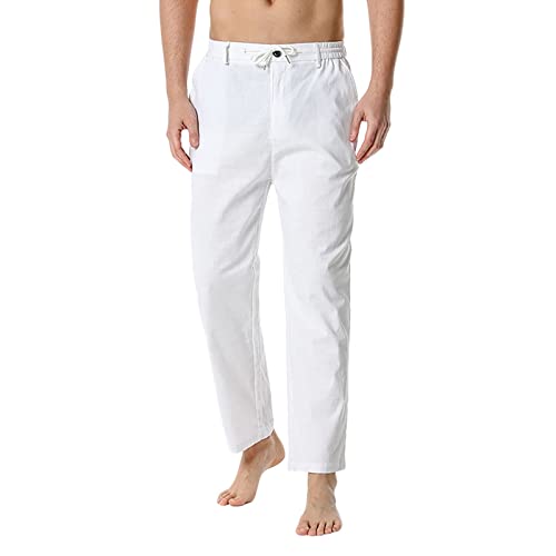 Pantalon homme décontracté en tissu doux élastique et léger