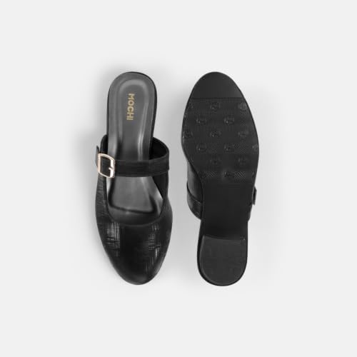 Image of Mochi Women's Black Slipper Flip Flop
