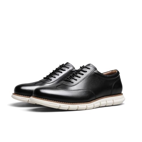 DESAI Mens Casual Leather Shoes Soft Genuine Leather for Relaxed Style and Smooth Wear3