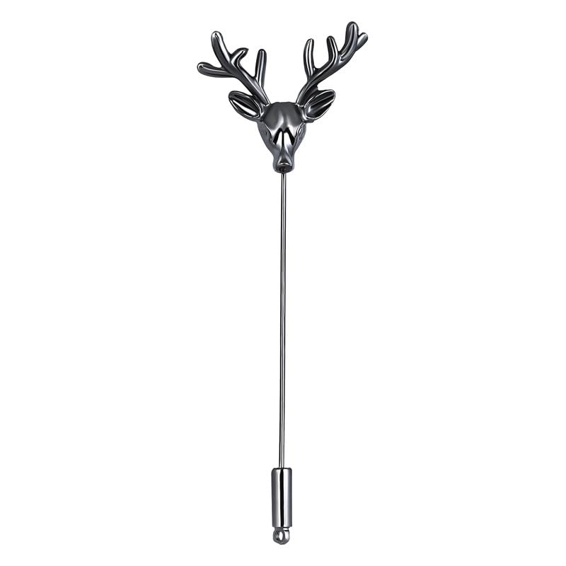 Mahi Black Gun Metal Plated Deer Shaped Lapel Pin Wedding Brooch Suit Accessory for Mens (BP1101148B) (B0CW9LR8RJ) Amazon Price History, Amazon Price Tracker