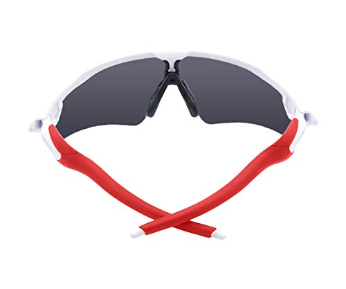 Image of SAUCER Replacement Rubber Earsocks Temple Sleeve Rubber Kit for Oakley Radar EV Advancer | Path(AF) | Pitch | Sunglass