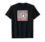 Straight Outta My Fifties Aniversario Hombres Mujeres Camiseta