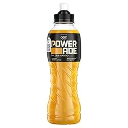 Powerade Golden Mango, Bebida Isotonica Refrescant...: Powerade Golden Mango ofrece una bebida refrescante diseñada para hidratar durante el ejercicio; ideal para quienes buscan mantener su rendimiento físico. Esta bebida isotónica contiene vitamina B6 y soluciones electrolíticas a base de hidratos de ca...