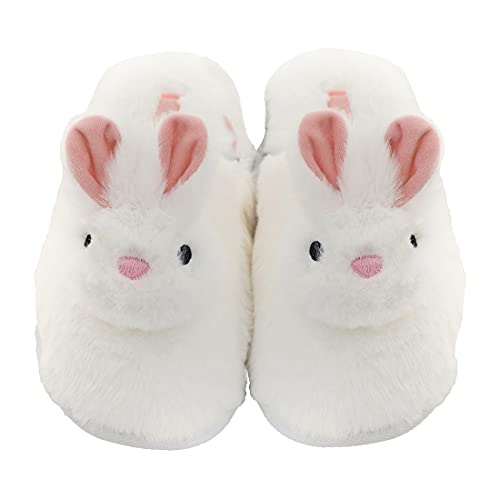 Millffy Women Cute Plush Animal Unicorn Slippers Bunny Rabbit Shoes Indoor Home Bedroom Slippers4