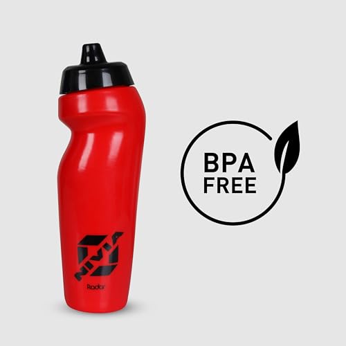 Nivia Radar Sippers Bottle for Sports Cycling, Gym & Running Bottle for Training, Exercise, & Fitness, with Portable, Light Weight, & Leakproof With Quick-Grip, 625ml (Red, Polyethylene, Pack of 1) 5