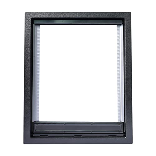 Fanmusic Aba Premium para Cães E, Fácil Instalação de Bricolage, Portão Durável, Plástico ABS, para