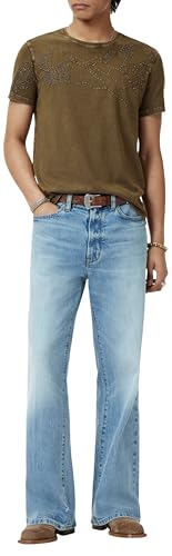 John Varvatos Men's Desert Mountain Embroidery Tee3