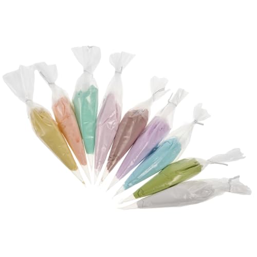 Pegamento en crema de resina para manualidades DIY y kit de 9 piezas de colores variados