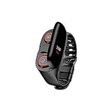 SDFGH Fitness Tracker Waterproof Smart Band Smartband Pantalla Touchpad Monitor de ritmo cardíaco Pulseras Pulsera (Color : Svart)