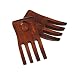 Lipper International 202 Cherry Finished Salad Hands, 3.75" x 6.75" x 1.88", One Pair