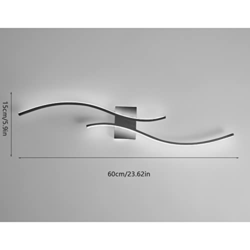 Luces de pared interiores LED modernas de tira larga para salón 2