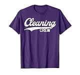 Retro Cleaning Crew Tee for Cleaning Services team or Vacuumologist Job or vehicle, Car Showroom Cleaning or equipment cleaners and housekeepers, as a uniform for spring housecleaning with Deep Steam Cleaning And Great gifts for men women Cleaning Sq...