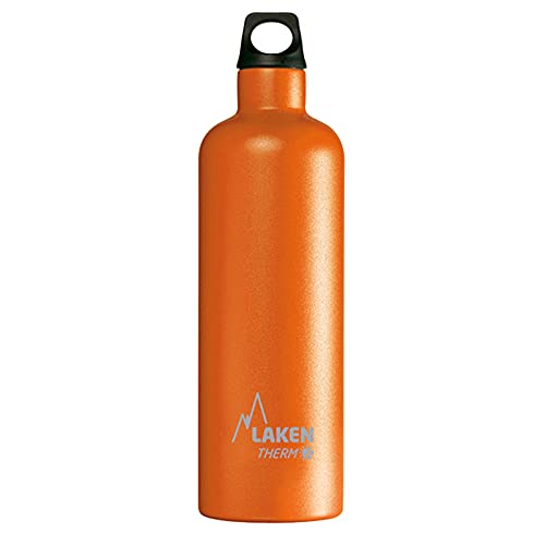 Botella térmica acero inox. 18/8-0,75L - Naranja