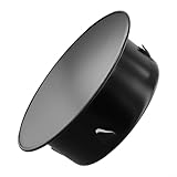 Solaughguy Cubierta de agujero de chimenea de acero inoxidable para tubo de estufa, 50-200 mm de diámetro, tapa de apertura de chimenea negra para una instalación segura y prevención de corrientes de