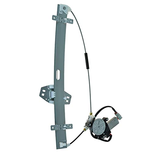 Image of TRQ Front Driver Side Power Window Motor and Regulator Assembly Power One Touch Anti Pinch Compatible with 2003-2006 Acura MDX