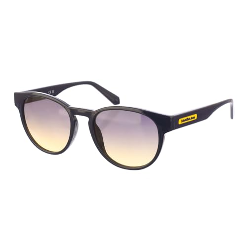 Image of Calvin Klein Jeans Unisex Adult Sunglasses CKJ22609S - Blue with Gradient Grey Yellow Lens
