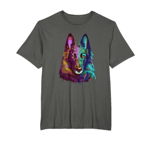 Groenendael Chien de berger belge coloré T-Shirt