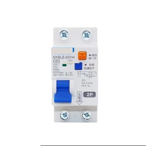 RCBO Disyuntor NXBLE-63YH 40A para proteger zonas húmedas con sensibilidad 10mA