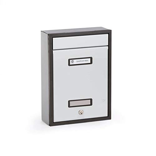 Cassetta postale componibile piatta SC8 alluminio