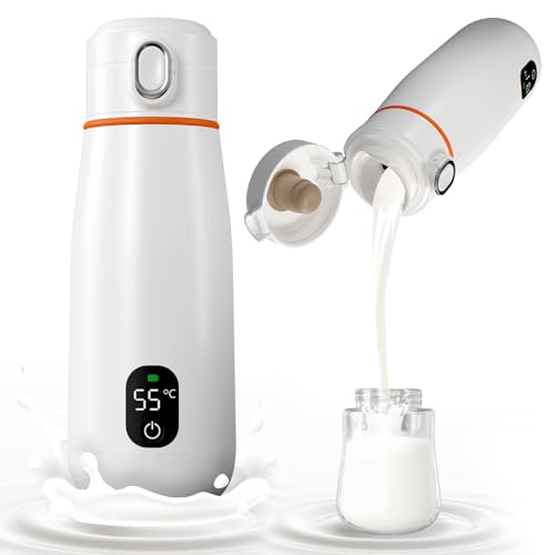 Chauffe-lait portable pour voyage et sorties en famille avec bébé