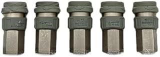 5pcs quick connector female head with check valve inner thread KK3S/KK4S/KK6S-04F/03F/02F/01F (Ask customer service for other models)