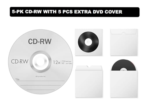 Premium Brand Blank CD-RW 700 MB 80 MIN Rewritable CD (Pack of 5 Disk) - Image 2