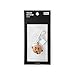 BT21 SHOOKY Character Mini Cute Figure Keychain Key Ring Bag Charm with Clip, Brown