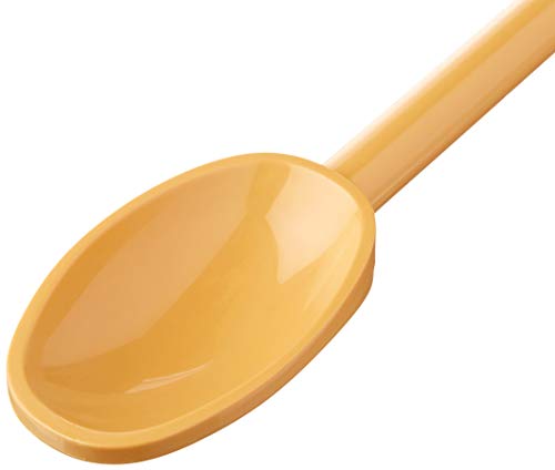 Image of Mercer Culinary Hell's Tools Hi-Heat Mixing Spoon, 12 Inch, Tan