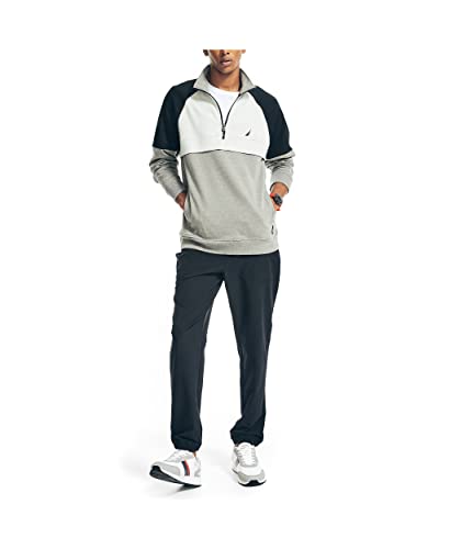 Nautica Men's Navtech Quarter-Zip Color Block Sweater2